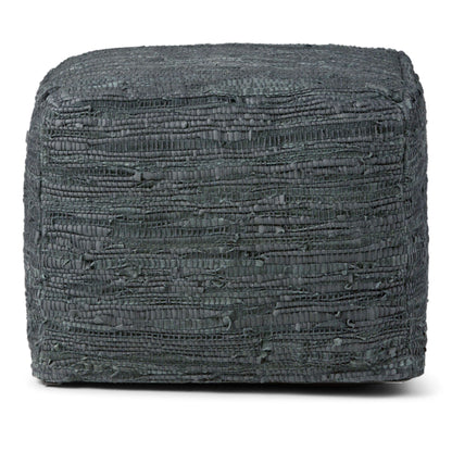 Fredrik - Handcrafted Square Pouf