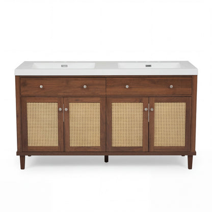 Bathroom Vanity With Double Sink, Large Storage Space