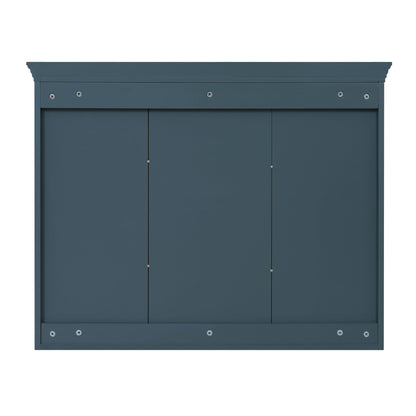 Wall Mount Mirror Cabinet With Adjustable Shelves, Soft Closing Hinges