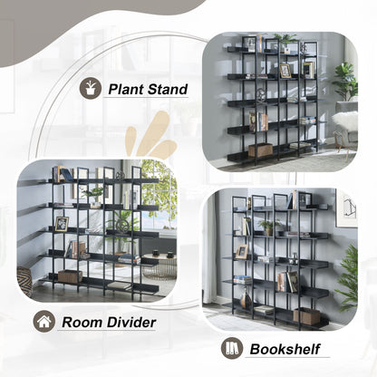 Vintage Industrial 5 Tier Bookcase