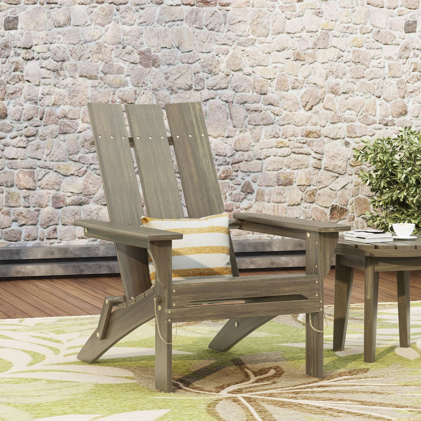 Aurascape - Outdoor Comfort Foldable Adirondack Chair