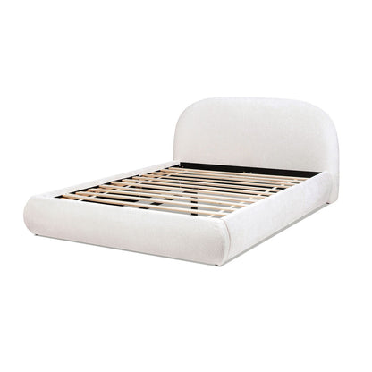 Archie Puffy Grounded - Upholstered Platform Bed