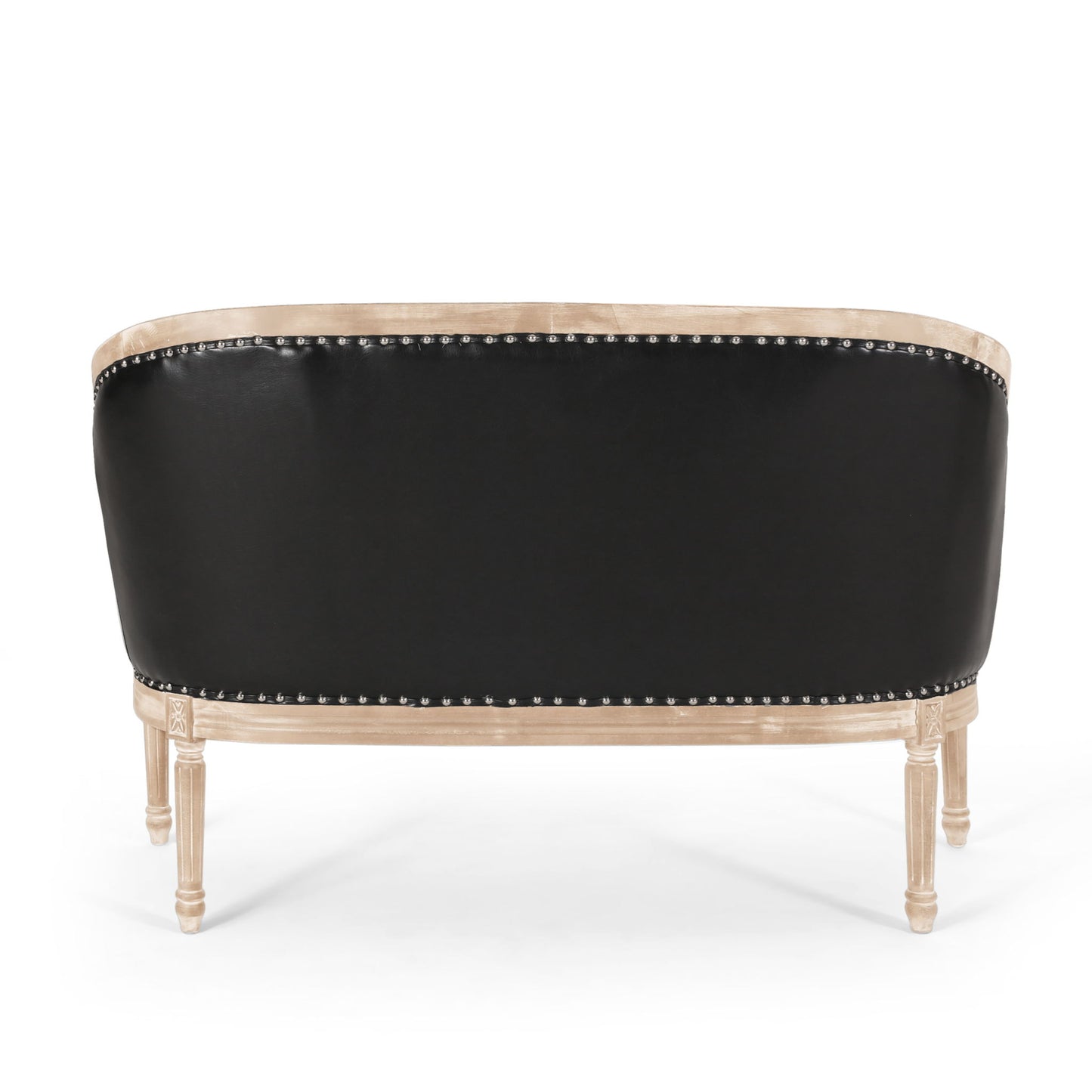 French Country Chesterfield Style Tufted Loveseat