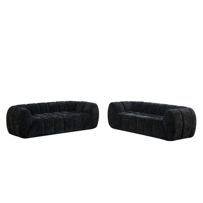 Modern Sofa With Piano Key Backrest