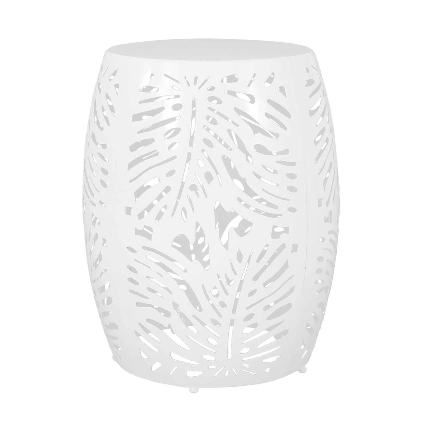 Modern Design Metal End Table, Large