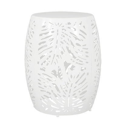 Modern Design Metal End Table, Large
