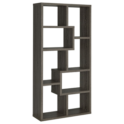 8 Shelf Geometric Bookcase