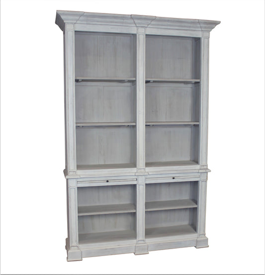 Medford Display Cabinet, white/light gray