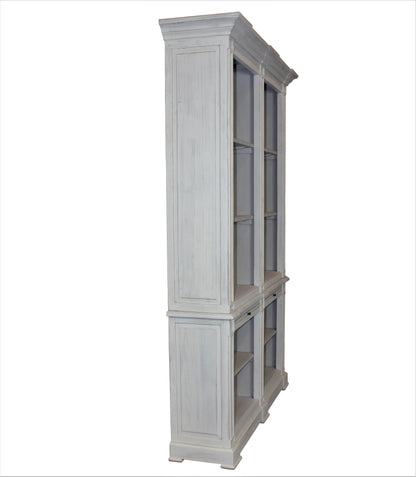 Medford Display Cabinet, white/light gray