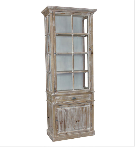 Morrill Vitrine Cabinet, hinged right