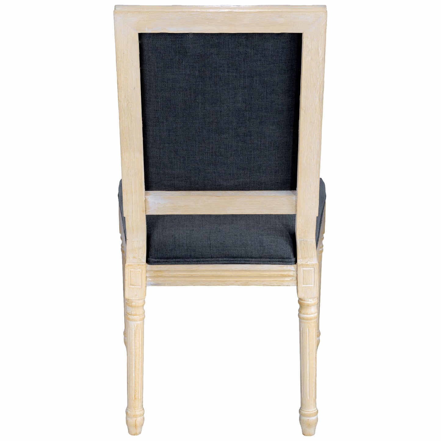 Dining Chairs With Upholstered Square Back (Set of 2)
