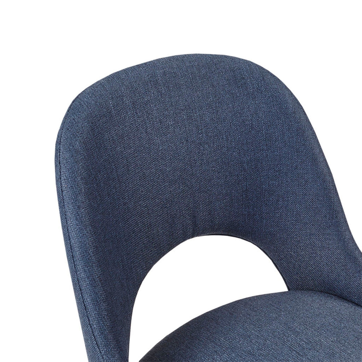 Dining Side Chair Upholstered Textured (Set of 2) - Navy