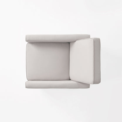 Upholstered Push Back Recliner Chair For Living Room