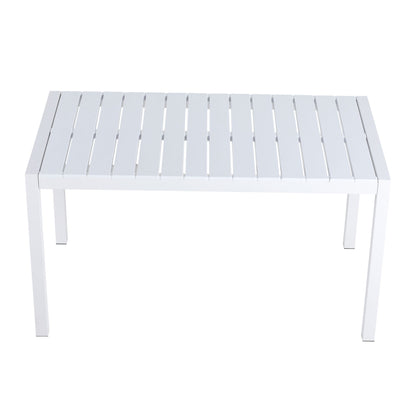 4 Piece Set Of Single Chairs With Long Table