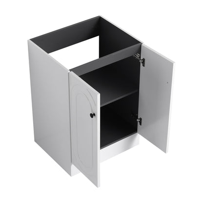 Modern Freestanding Bathroom Vanity With Soft Close Cabinet Doors