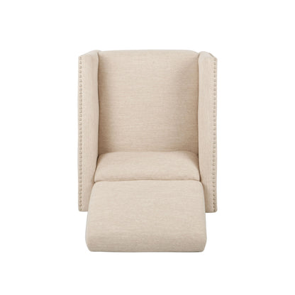 Kiersten - Contemporary Fabric Pushback Recliner
