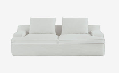 Nimbus - Oversized Full Foam 4 Seater Couch For Living Room Upholstered In Soft, Wide Armrests