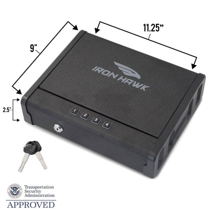 Portable Quick Access Safe - Matte Black