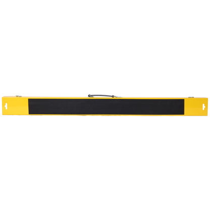 Folding Portable Saw Horses 2 Pack With Fast Open Legs, Heavy Duty For Garage And Workshop - Yellow / Black