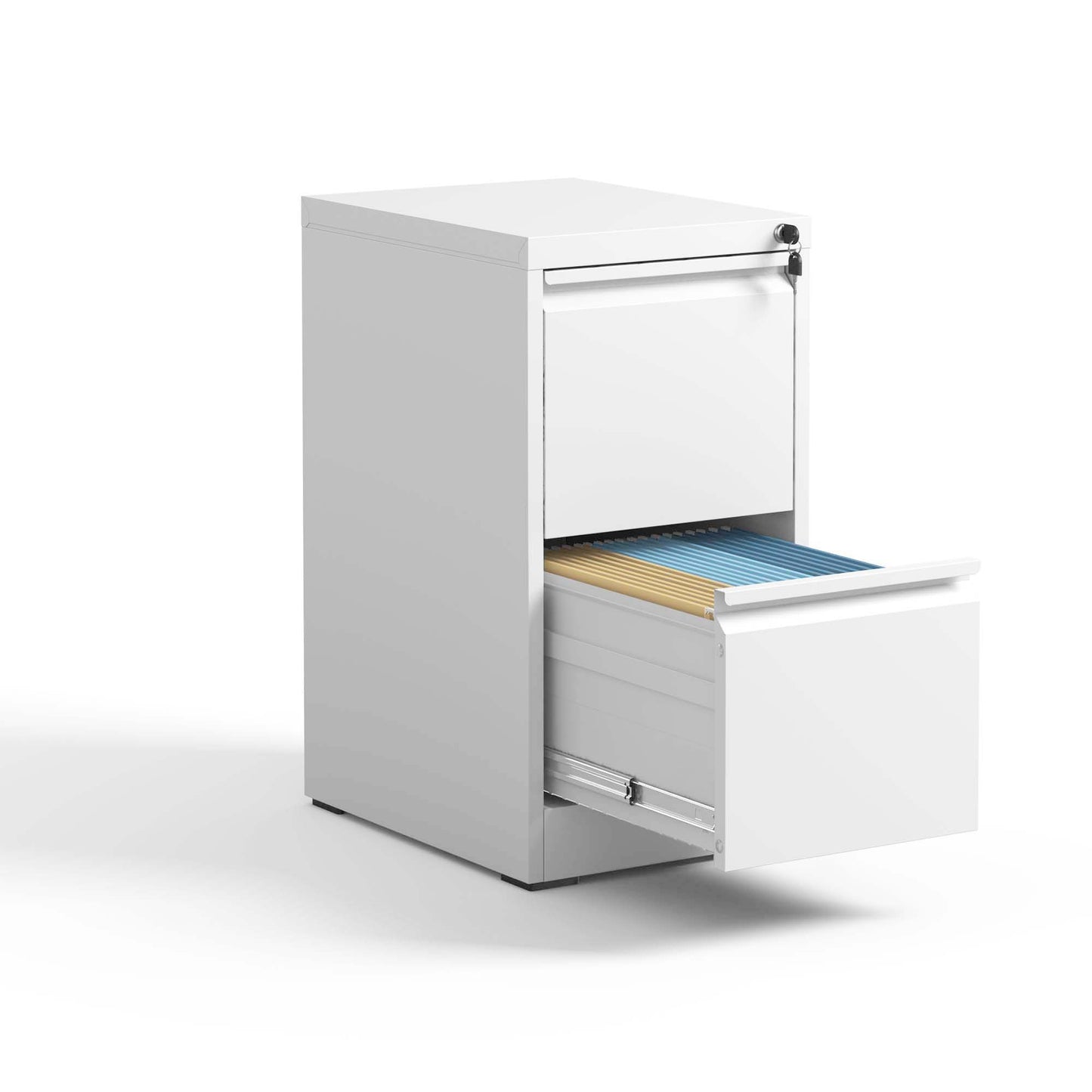 Steel Drawer Vertical File Cabinet With Lock For A4 Legal / Letter Size