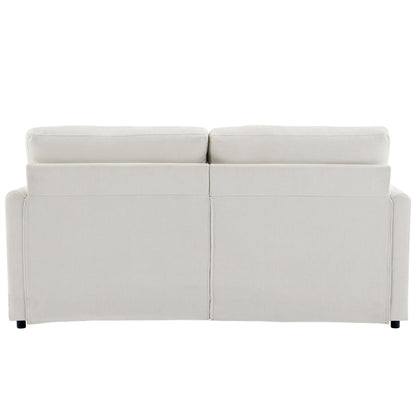 Cozy Upholstered Cushion Loveseat Sofa For Living Room