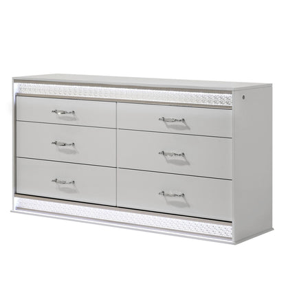Glam - Bedroom Set With LED Headboard
