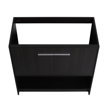 Modern Freestanding Bathroom Vanity With 2 Doors