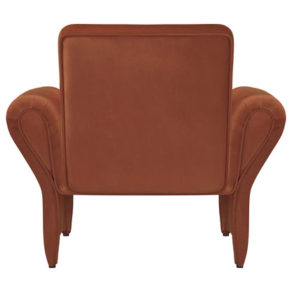 Whitney - Accent Armchair - Rusty Orange