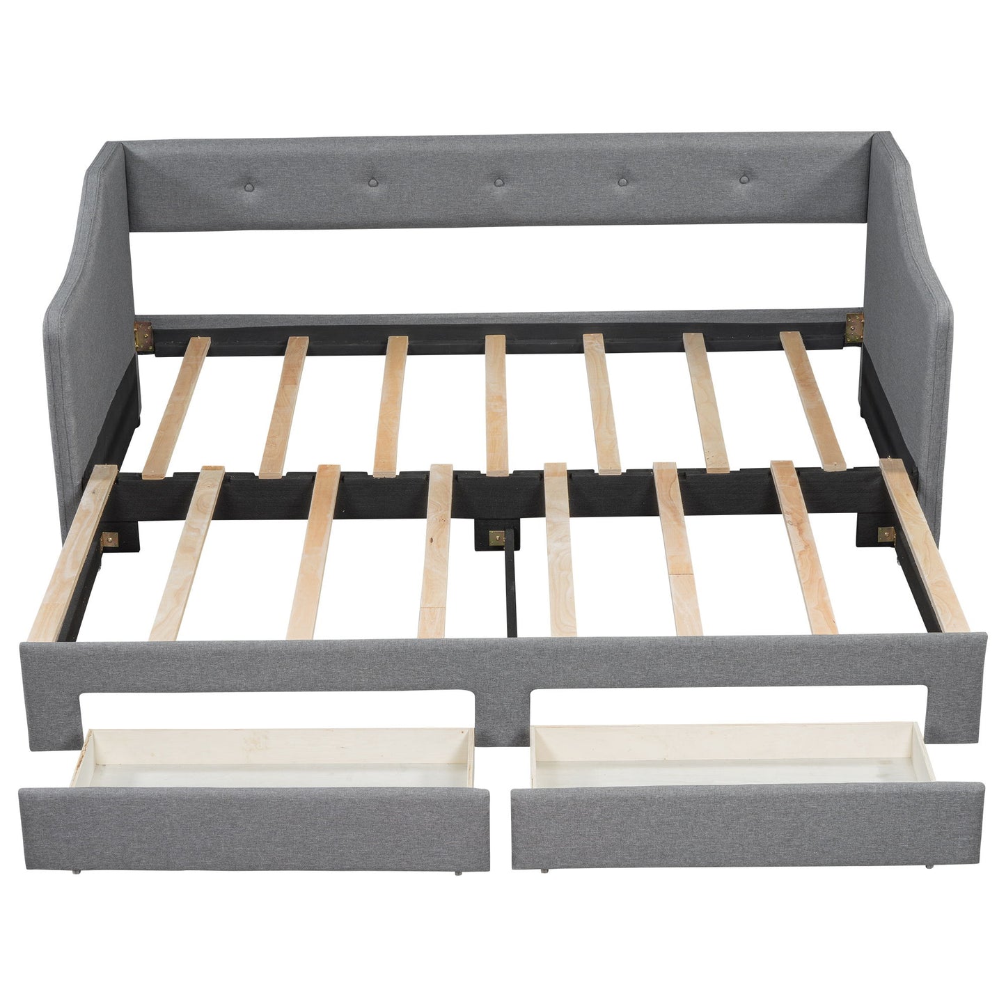 Upholstered Daybed With 2 Drawers