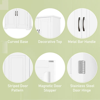 Bathroom Storage Cabinet With Multifunctional Storage Space, Drawer With Slide Rails, Adjustable Shelf