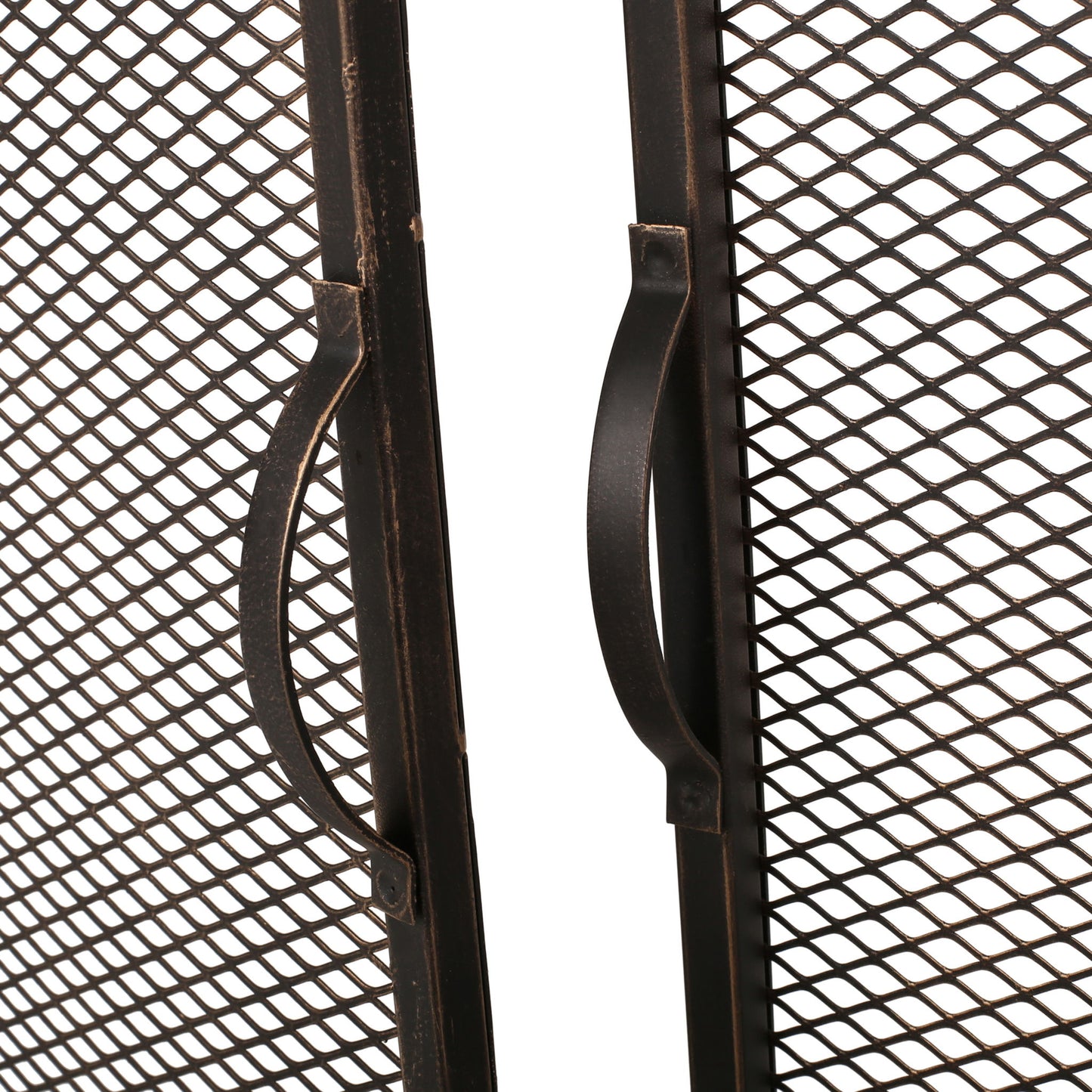 Samantha - Iron Fireplace Screen 2 Door Design