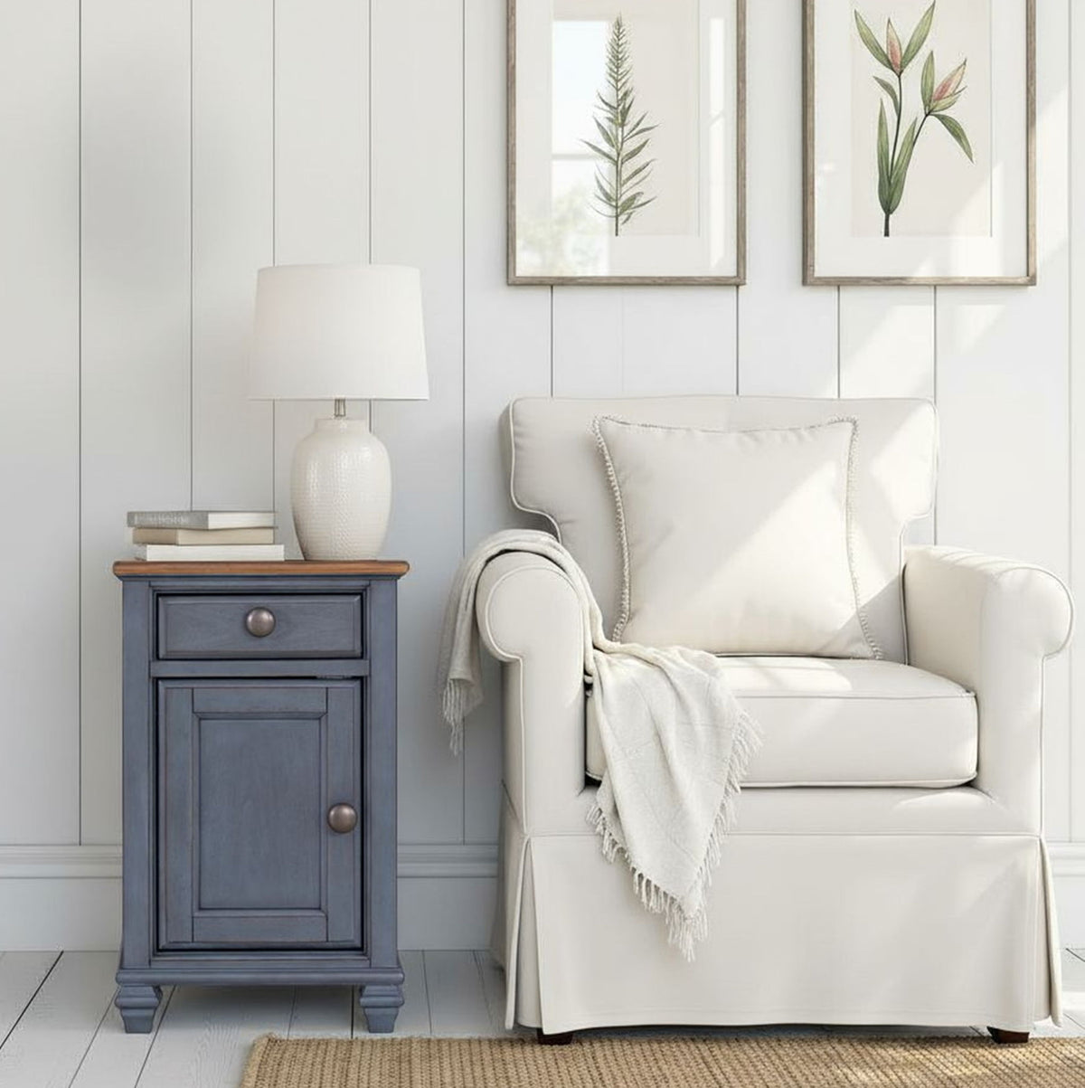 Americana - Chairside Table - Blue