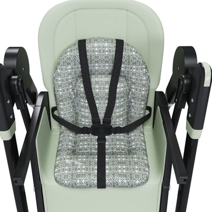 Convertible Baby High Chair To Rocker With 5 Point Harness