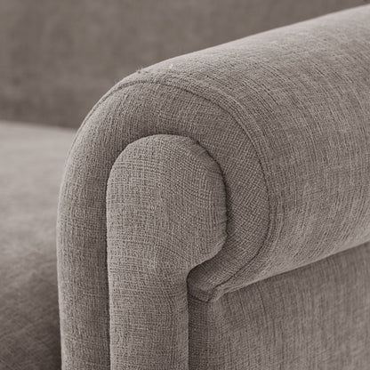 Loveseat Sofa, 2 Seater Couch With Rolled Arms