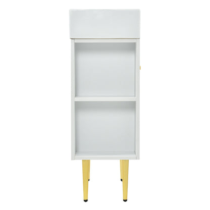 Bathroom Vanity, Combo Cabinet, Bathroom Storage Cabinet, Single Ceramic Sink