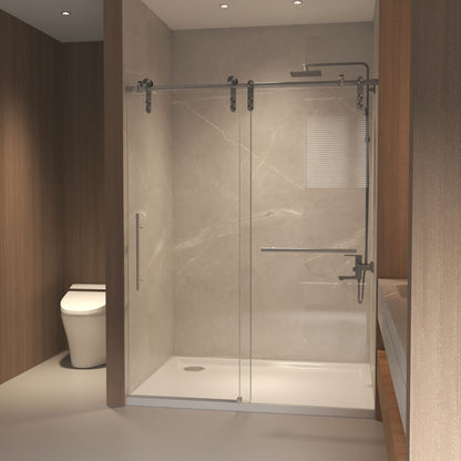 Frameless Sliding Bathtub Door With Frame