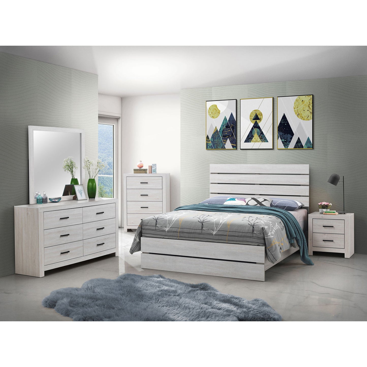 Geary - Panel Bed