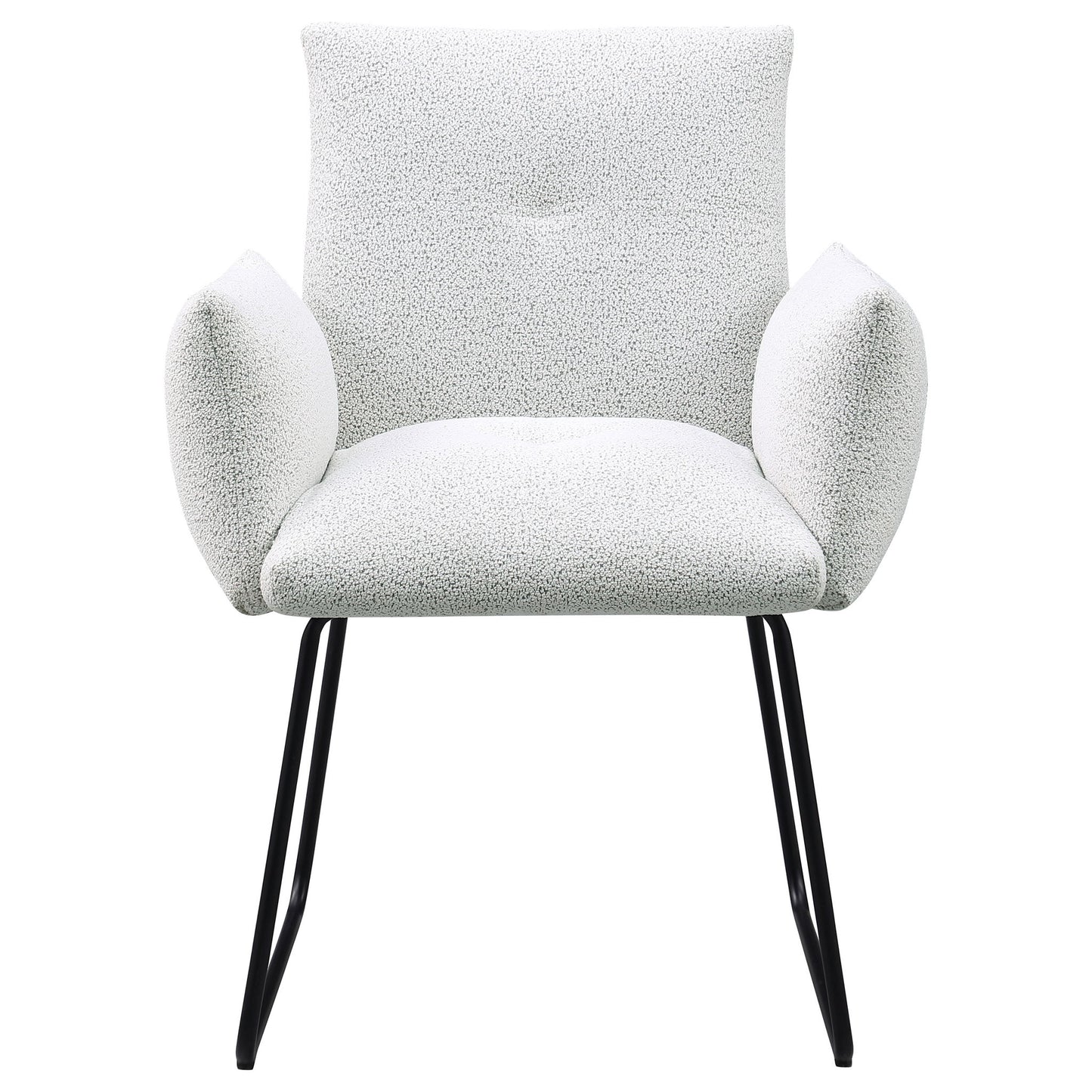 Donica - Upholstered Dining Arm Chair (Set of 2) - Light Gray