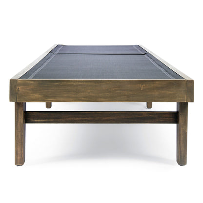Summerland Chaise Lounge Dark Mesh Outdoor Seating - Dark Gray