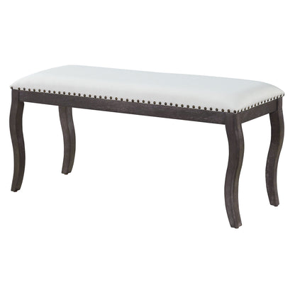 Dining Set With Bench, 6 Piece