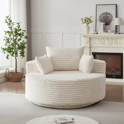 Swivel Chair With 360° Rotation For Living Room
