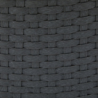Modern Swivel Wicker Lounge Chair With Round Design