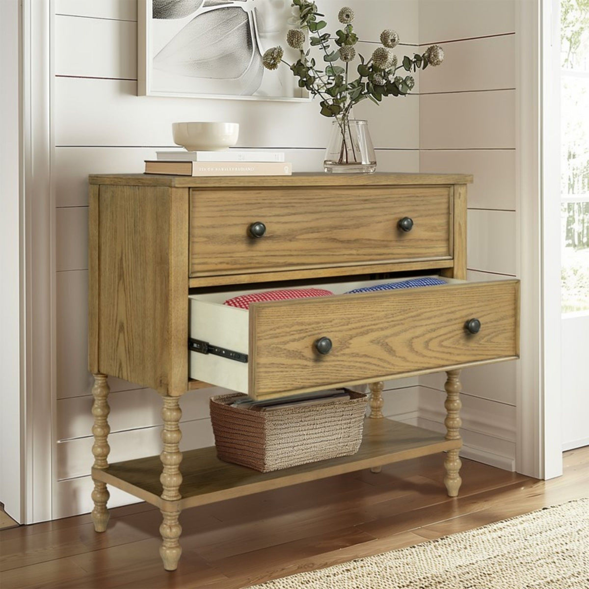 2 Drawer Accent Chest - Natural