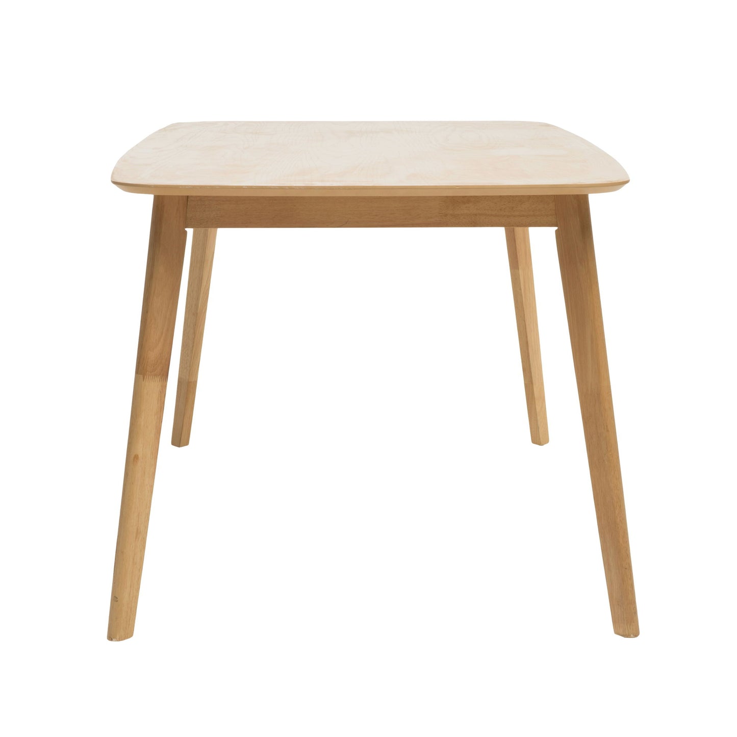 Retro Dining Table With Faux Wood Top