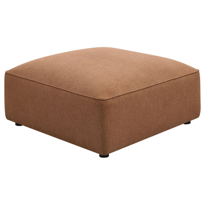 Colleen - 6 Piece Modular Sectional With Tight Seats - Terracotta