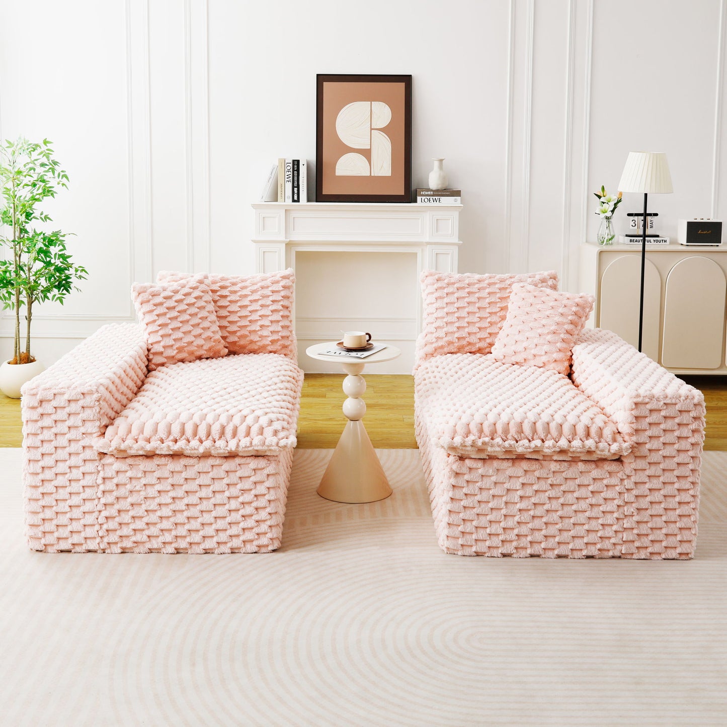 Multifunctional Sofa, Side-By-Side Or Facing Each Other