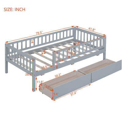 Multifunctional Wooden Daybed Bed