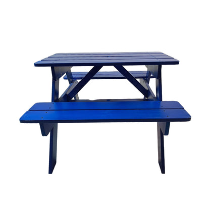 Durable Solid Wood Children's Dining Table And Chairs Set, Multi-Functional