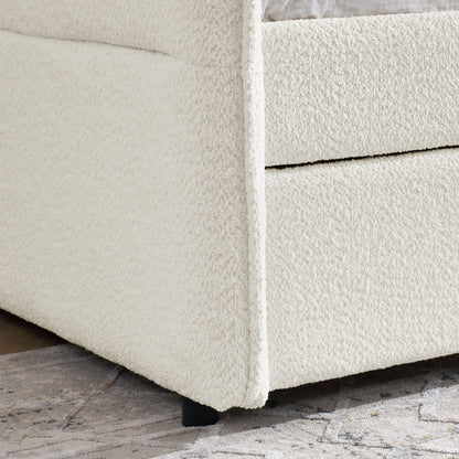 Upholstered Daybed With Pop Up Trundle