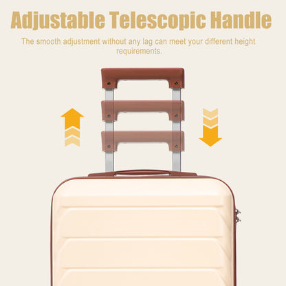 Hard Shell Travel Luggage With Scratch Resistant Surface